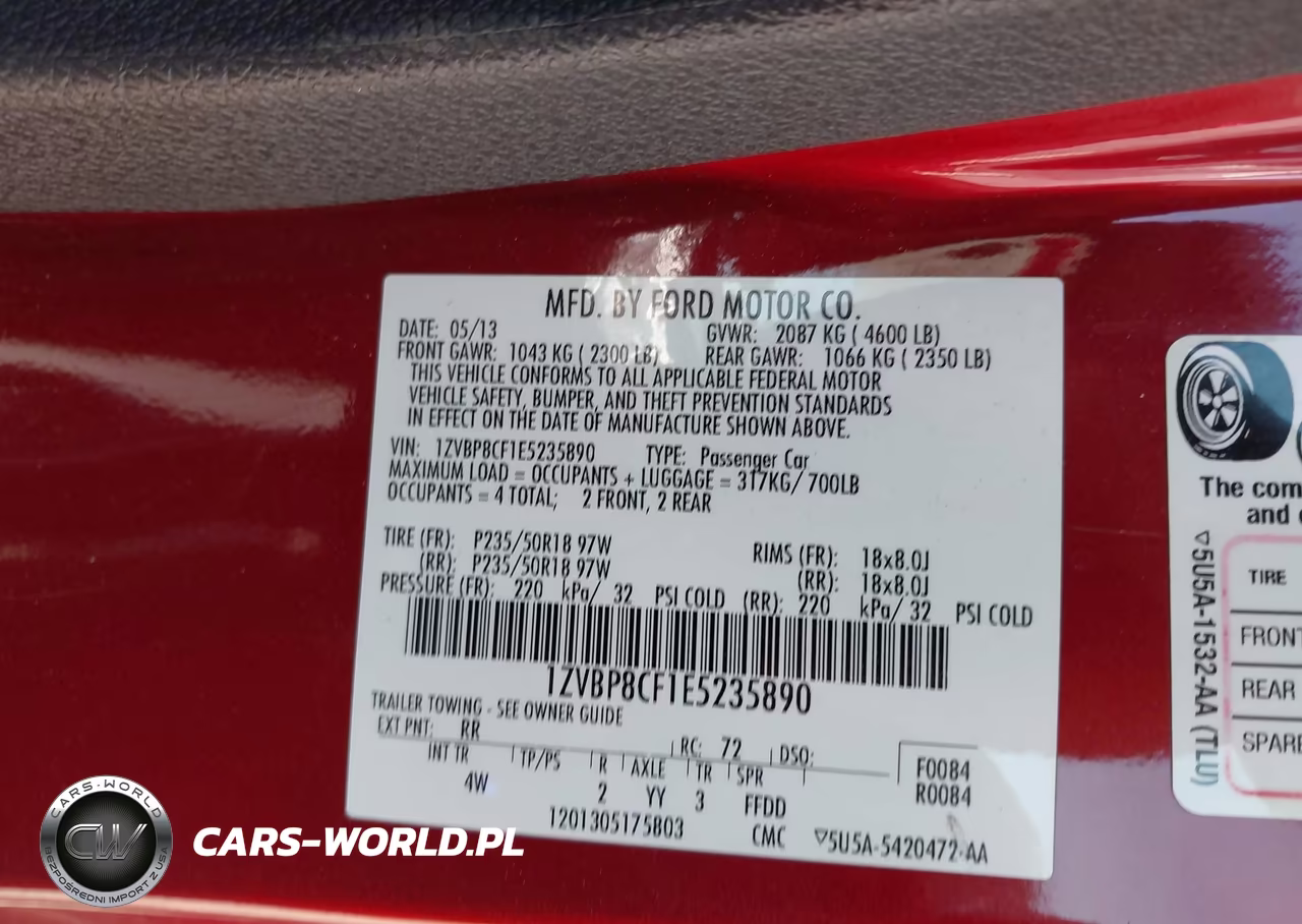 2014 Ford Mustang Gt Premium VIN:1ZVBP8CF1E5235890 - 9