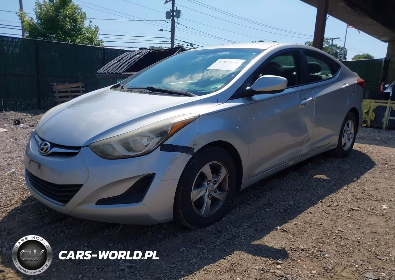 2014 Hyundai Elantra Se VIN:5NPDH4AE3EH480475 - 2