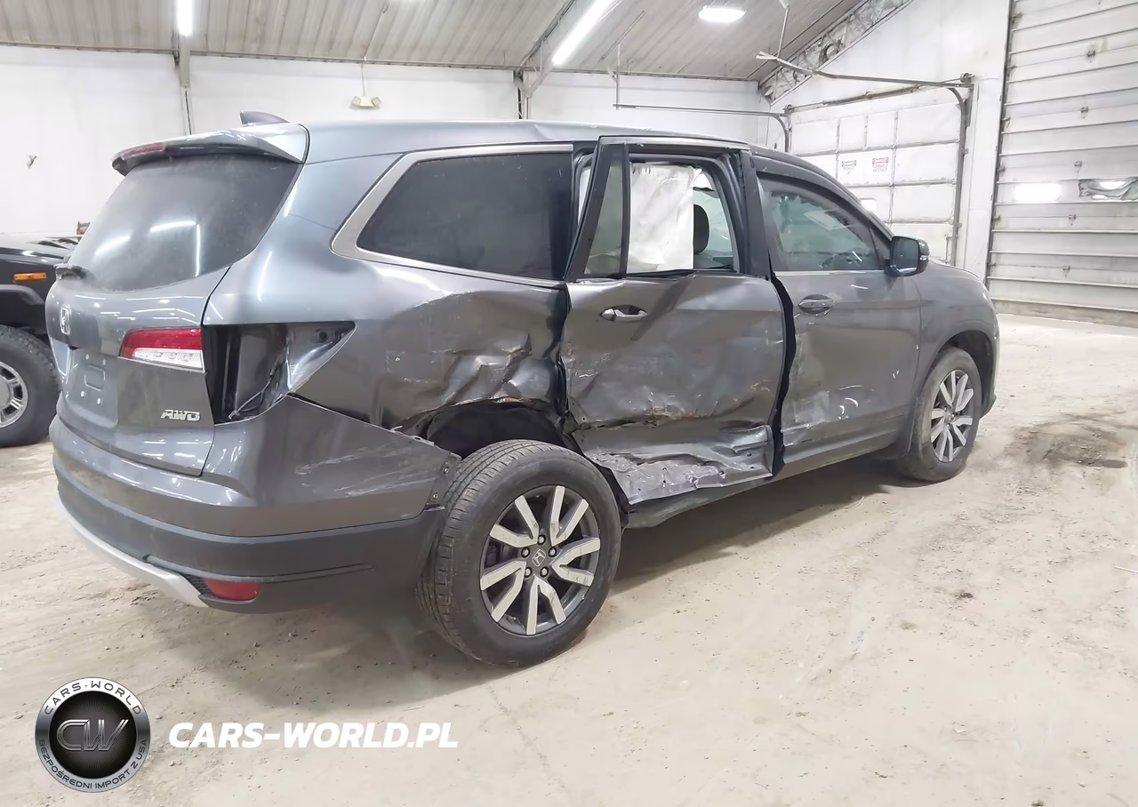 2020 Honda Pilot Awd Ex VIN:5FNYF6H39LB049576 - 4