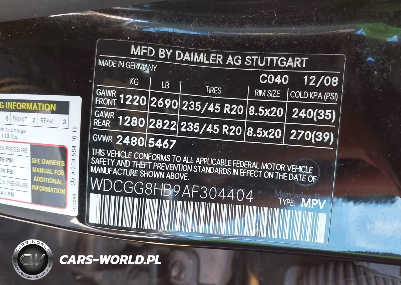 2010 Mercedes-Benz Glk 350 4Matic VIN:WDCGG8HB9AF304404 - 9