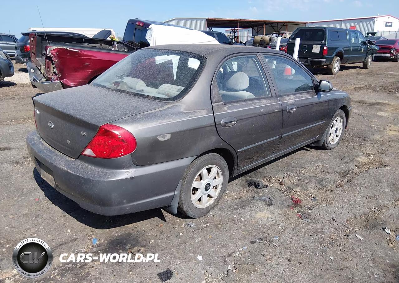 2003 Kia Spectra Ls VIN:KNAFB121X35276853 - 4