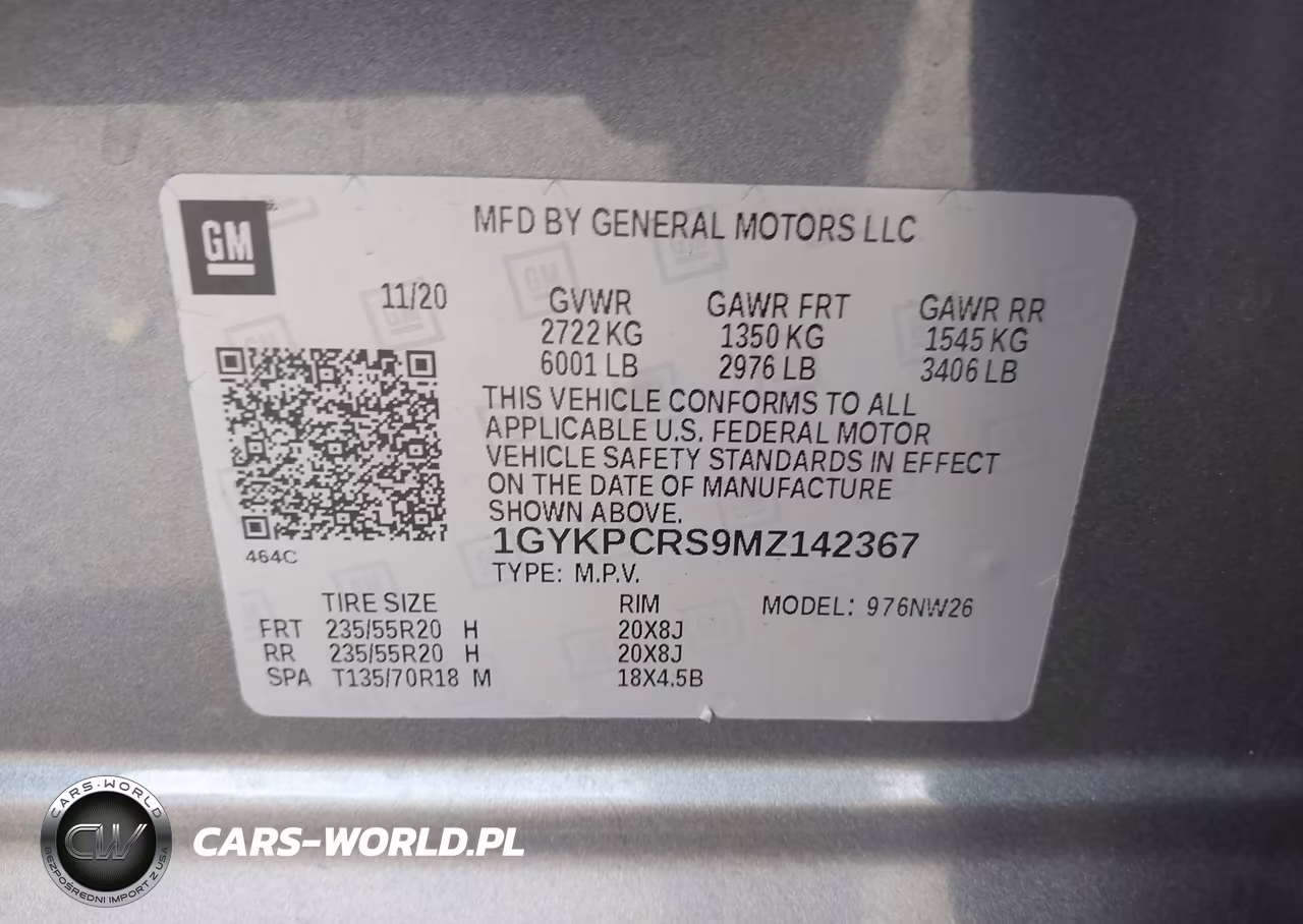 2021 Cadillac Xt6 Fwd Premium Luxury VIN:1GYKPCRS9MZ142367 - 9