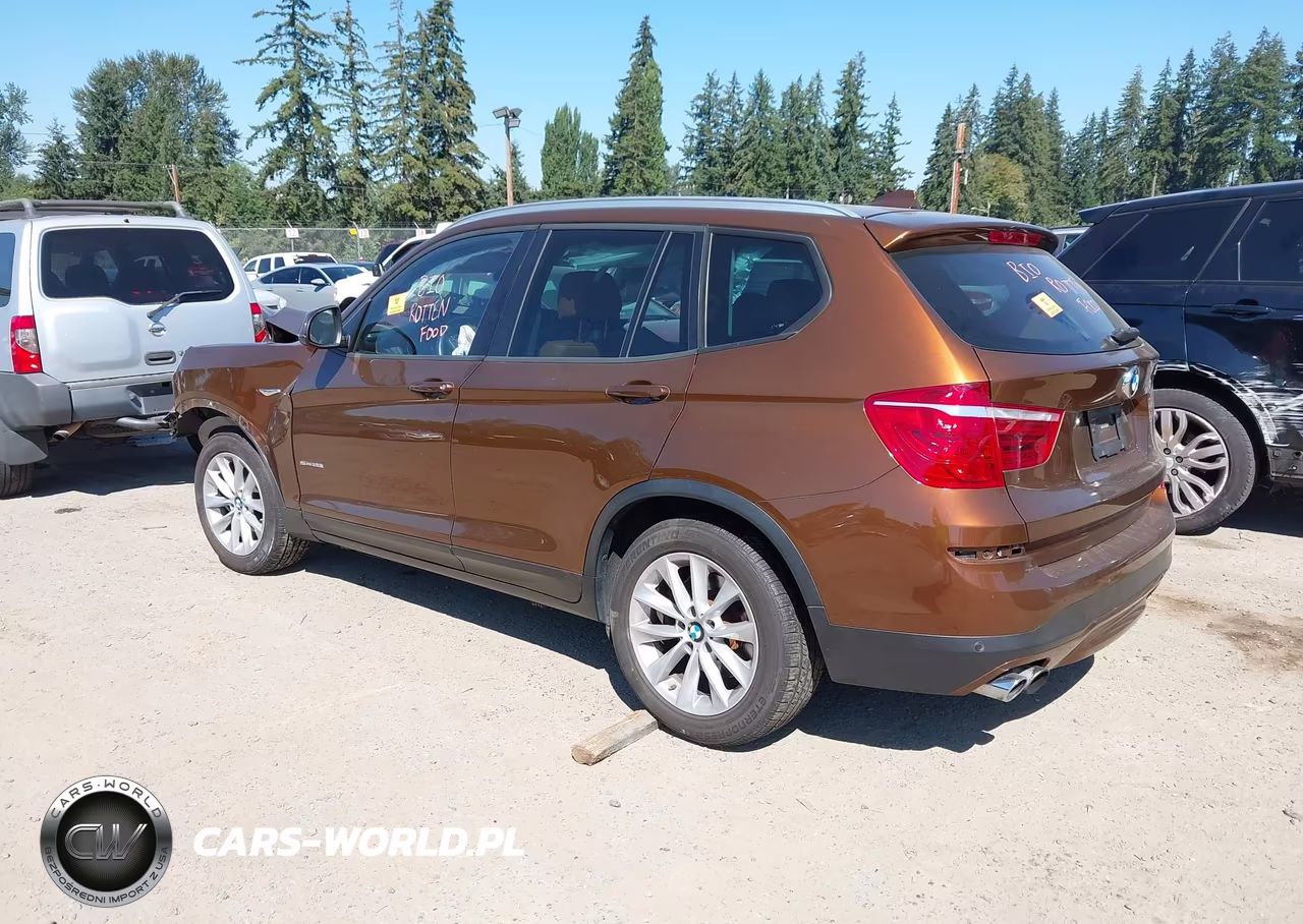 2017 BMW X3 Sdrive28I VIN:5UXWZ7C38H0V87248 - 3