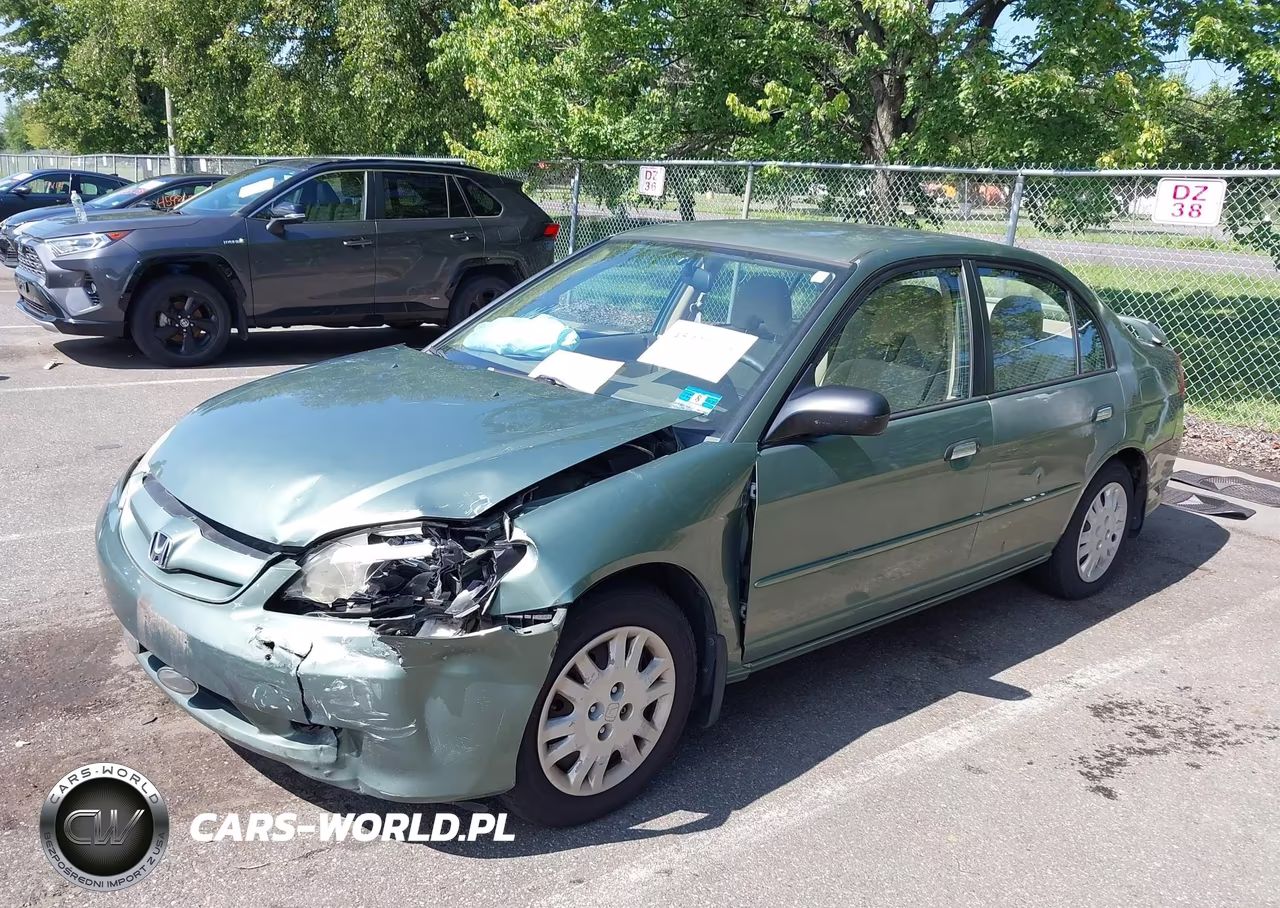 2004 Honda Civic Lx VIN:2HGES16504H514314 - 2