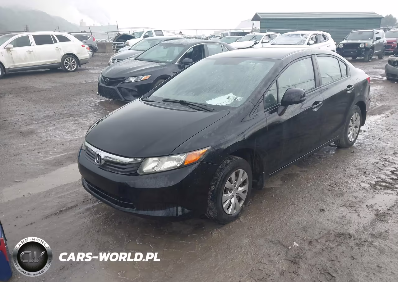 2012 Honda Civic Lx VIN:2HGFB2F59CH582233 - 2