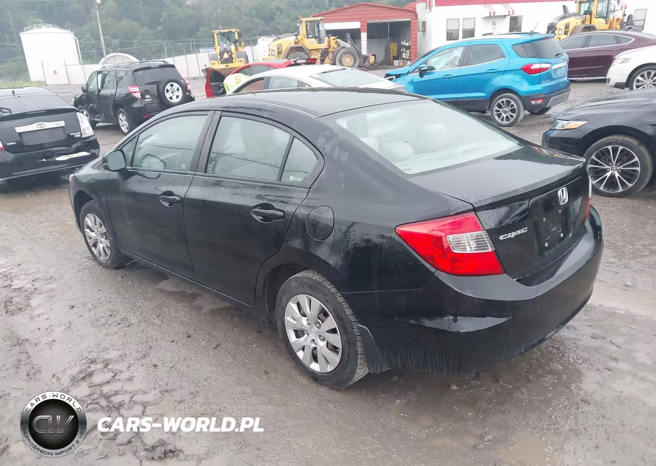 2012 Honda Civic Lx VIN:2HGFB2F59CH582233 - 3
