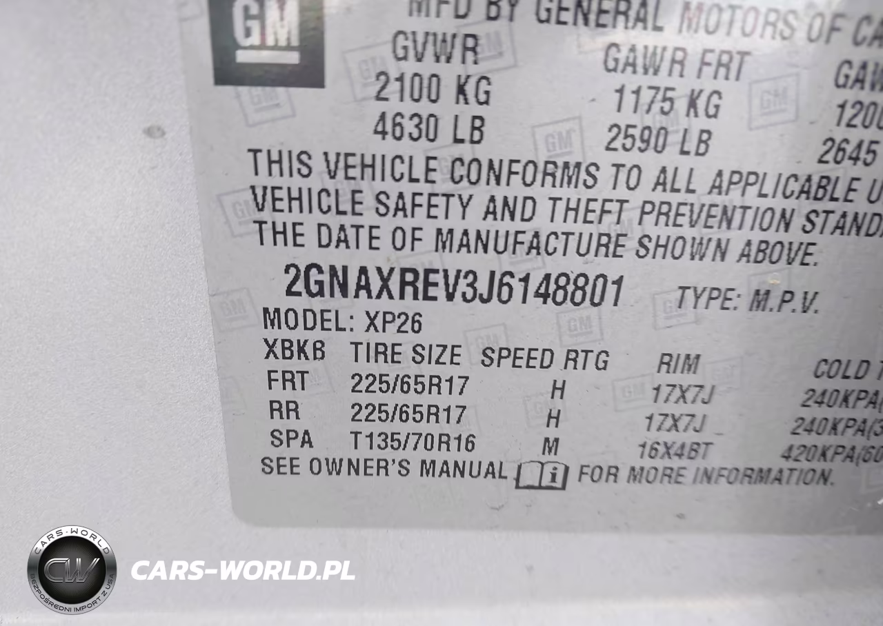 2018 Chevrolet Equinox Ls VIN:2GNAXREV3J6148801 - 9