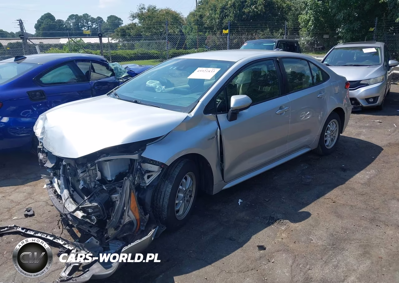 2021 Toyota Corolla Hybrid Le VIN:JTDEAMDEXMJ024435 - 2