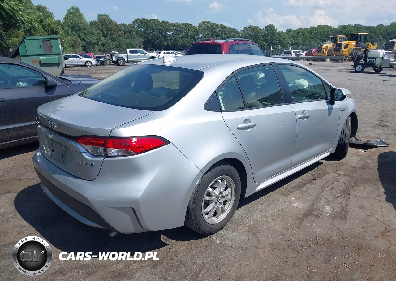 2021 Toyota Corolla Hybrid Le VIN:JTDEAMDEXMJ024435 - 4