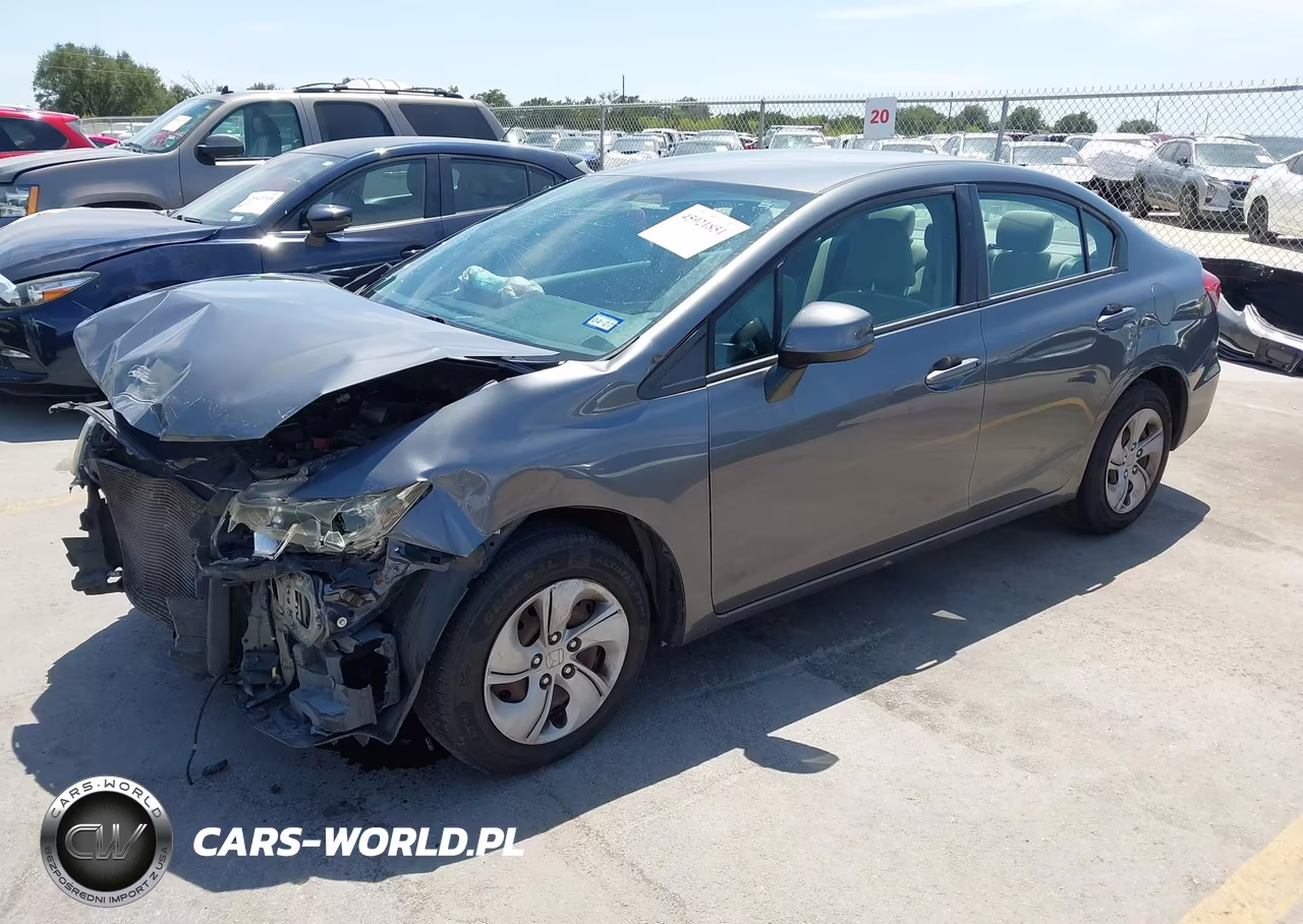 2013 Honda Civic Lx VIN:19XFB2F55DE282717 - 2