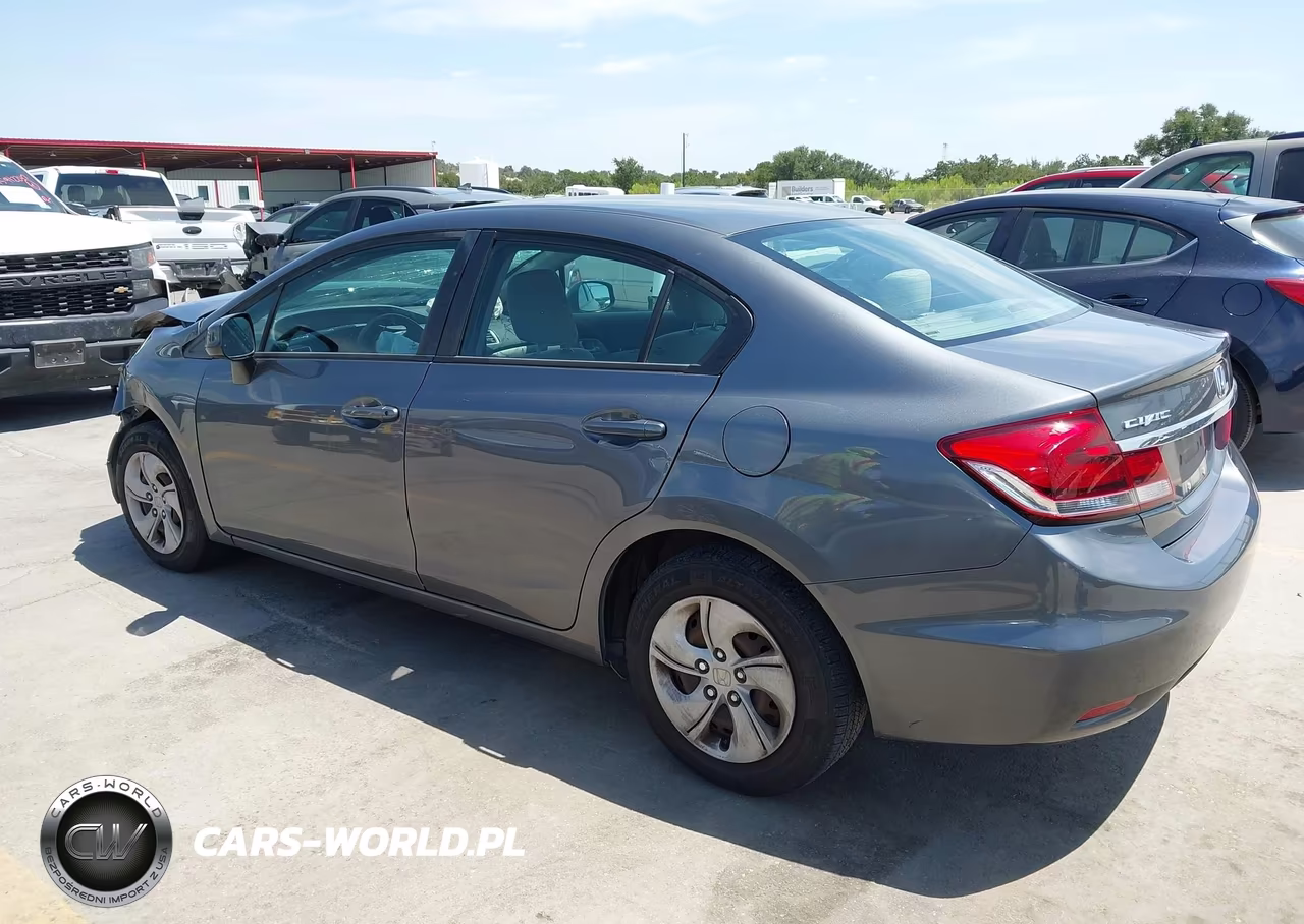 2013 Honda Civic Lx VIN:19XFB2F55DE282717 - 3