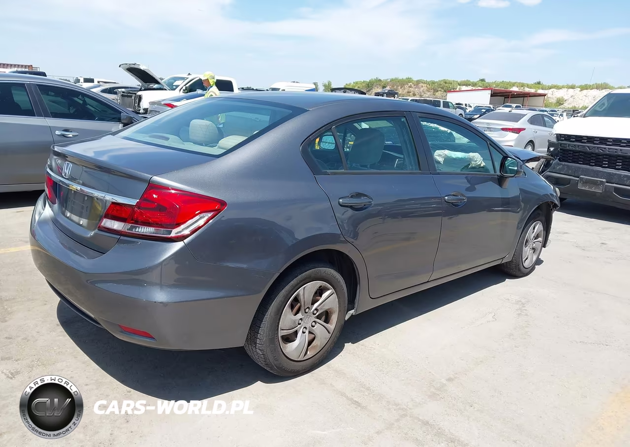 2013 Honda Civic Lx VIN:19XFB2F55DE282717 - 4