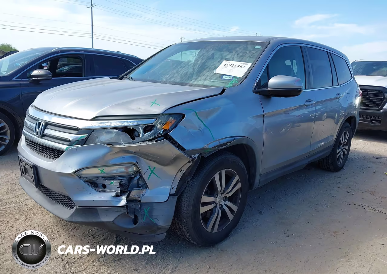 2016 Honda Pilot Ex-L VIN:5FNYF5H53GB056475 - 2