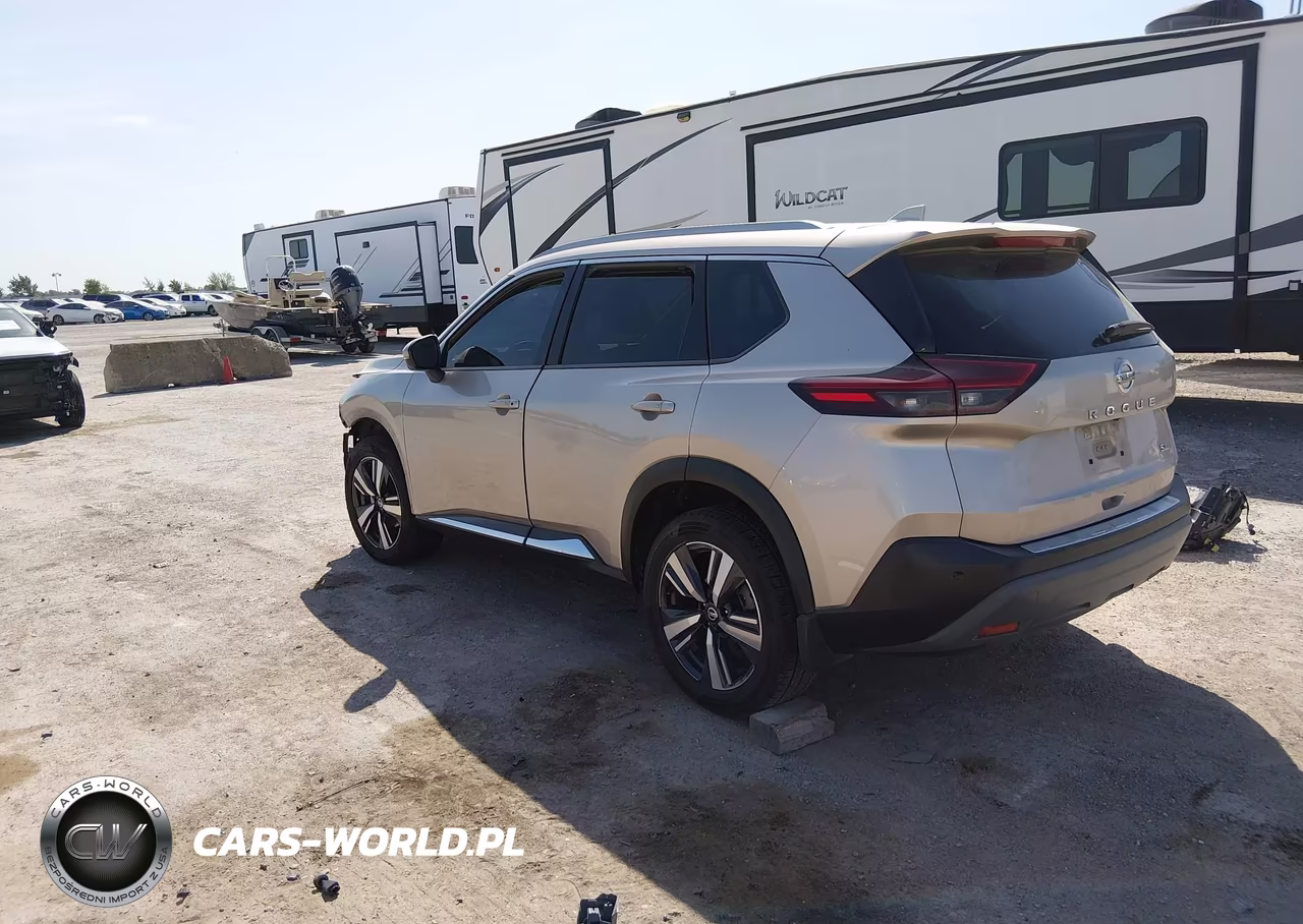 2021 Nissan Rogue Sl Fwd VIN:JN8AT3CA3MW020154 - 3