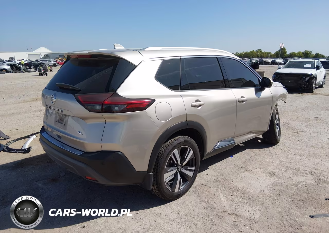 2021 Nissan Rogue Sl Fwd VIN:JN8AT3CA3MW020154 - 4