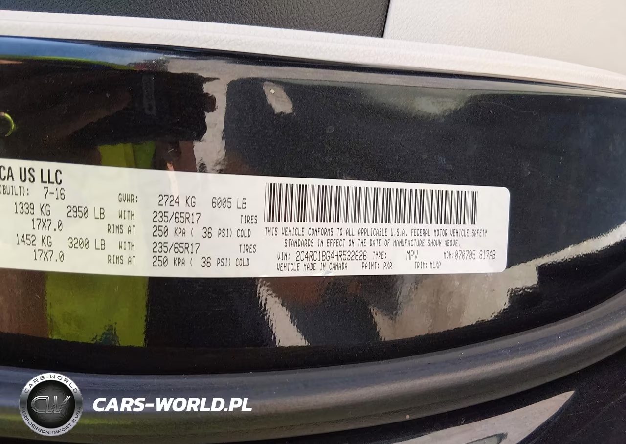 2017 Chrysler Pacifica Touring-L VIN:2C4RC1BG4HR532626 - 9