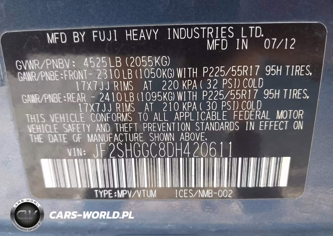 2013 Subaru Forester 2.5Xt Touring VIN:JF2SHGGC8DH420611 - 9