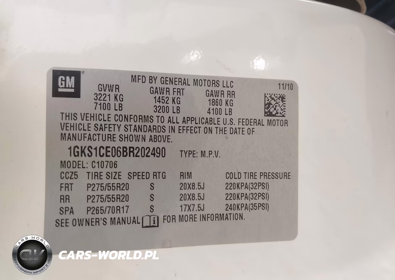2011 GMC Yukon Slt VIN:1GKS1CE06BR202490 - 9