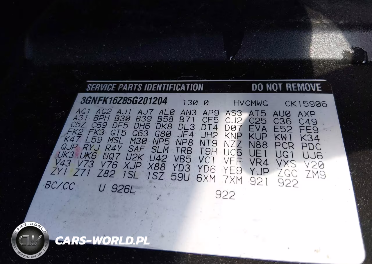 2005 Chevrolet Suburban 1500 Z71 VIN:3GNFK16Z85G201204 - 9