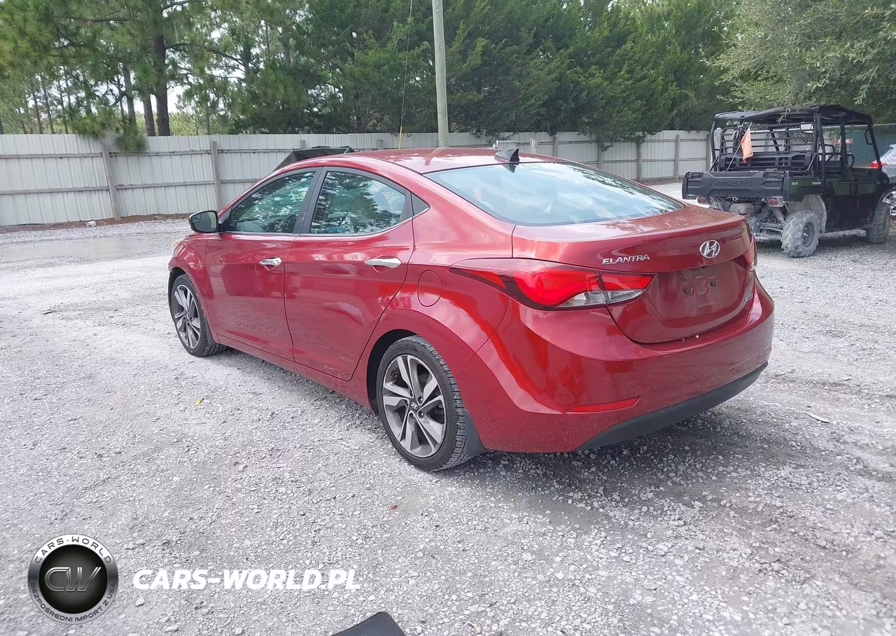 2014 Hyundai Elantra Limited VIN:5NPDH4AE2EH533537 - 3