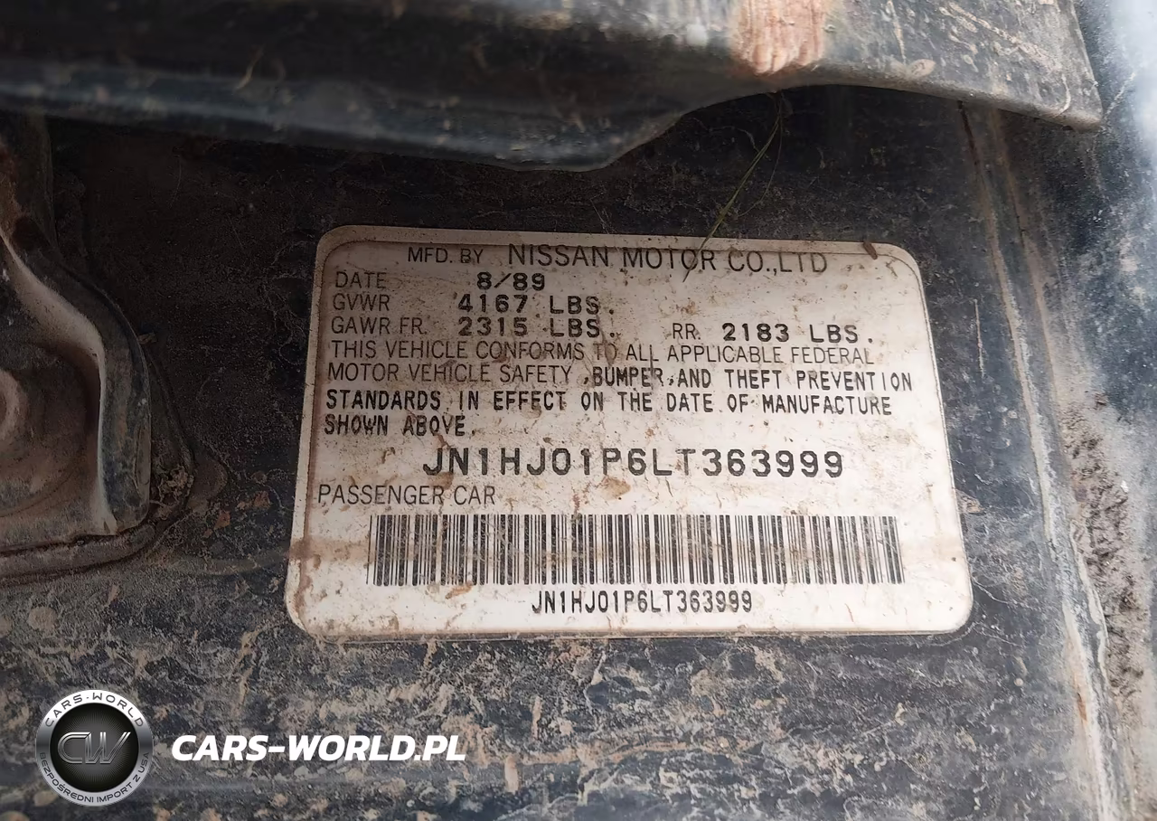 1990 Nissan Maxima VIN:JN1HJ01P6LT363999 - 9