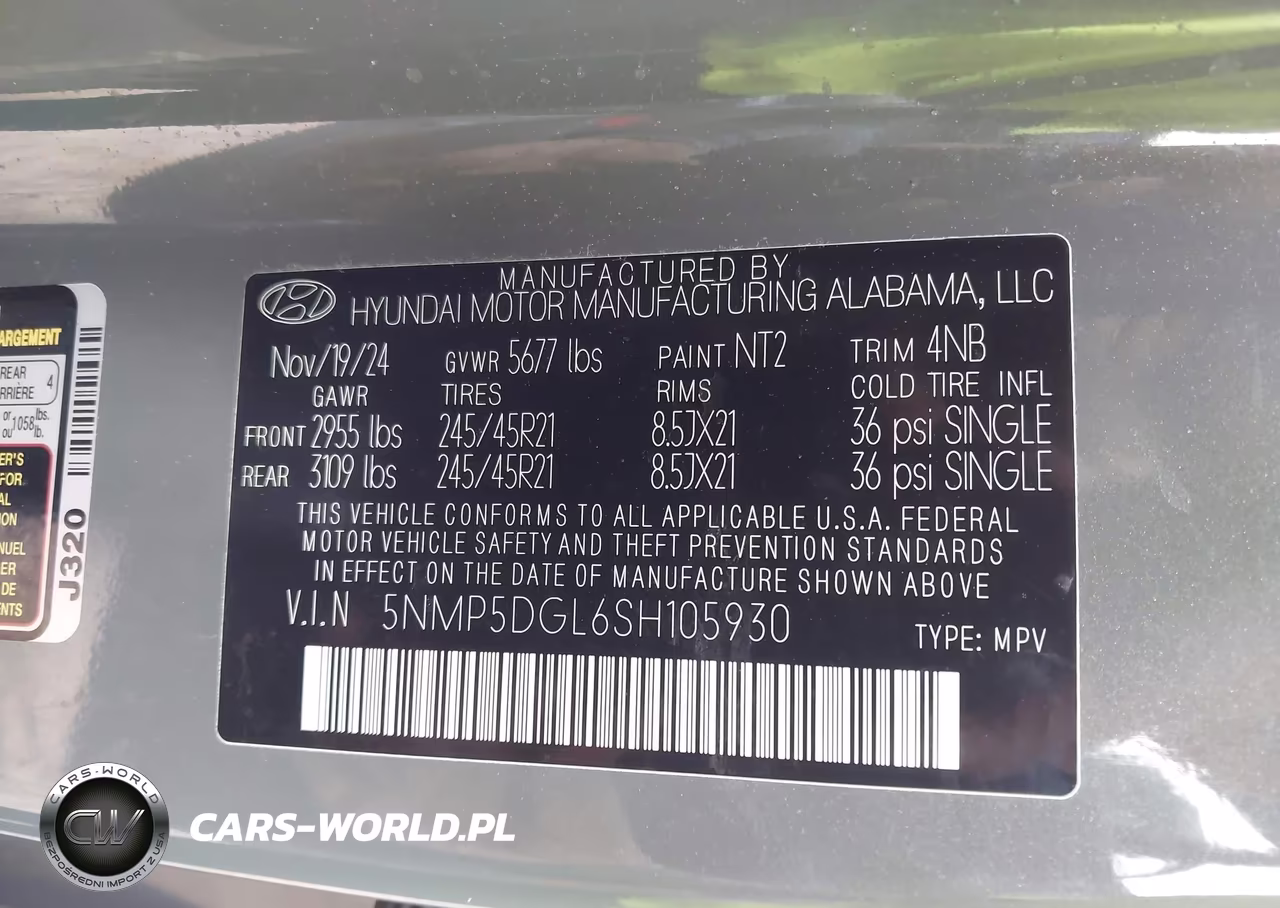 2025 Hyundai Santa Fe Calligraphy VIN:5NMP5DGL6SH105930 - 9