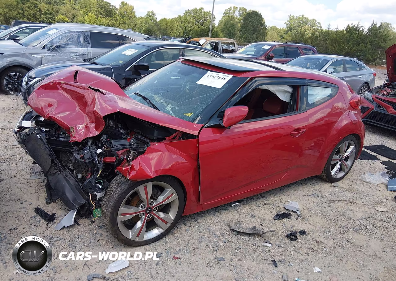2012 Hyundai Veloster VIN:KMHTC6AD2CU032269 - 2