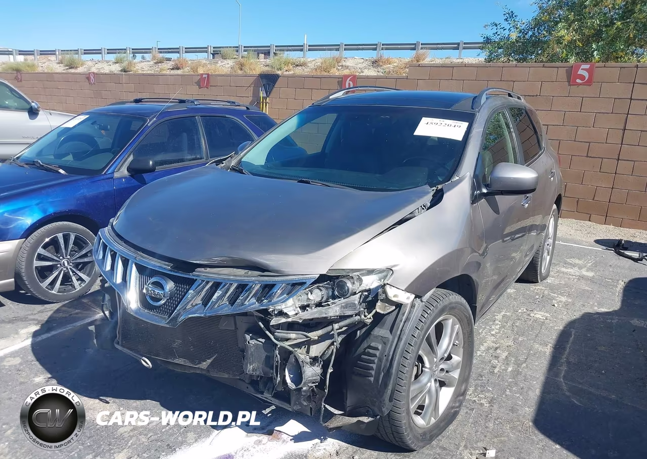 2010 Nissan Murano Le VIN:JN8AZ1MU1AW015414 - 2