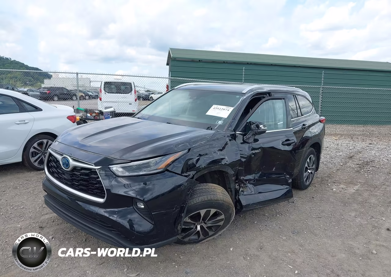 2021 Toyota Highlander Hybrid Xle VIN:5TDHBRCH7MS024060 - 2