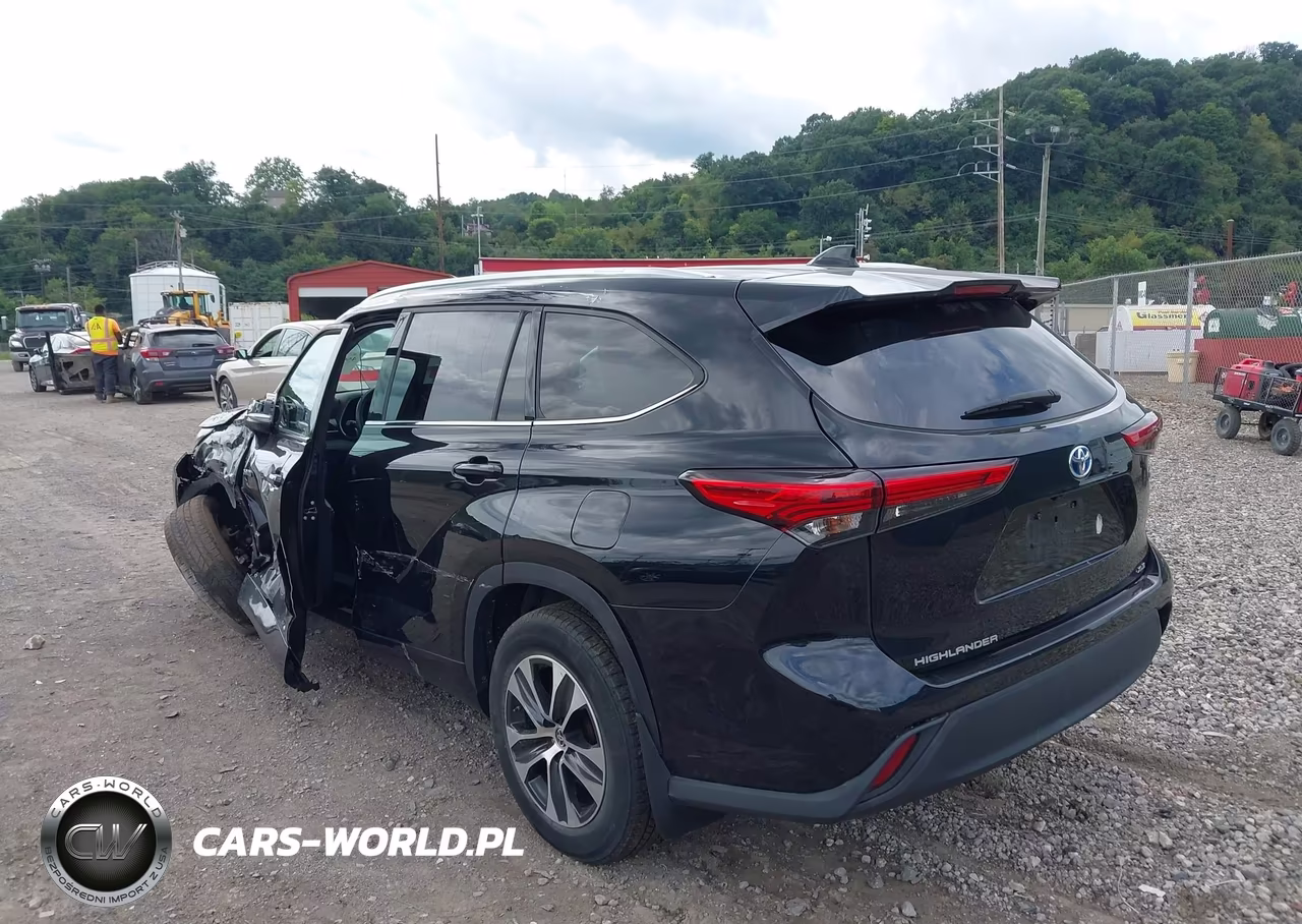 2021 Toyota Highlander Hybrid Xle VIN:5TDHBRCH7MS024060 - 3