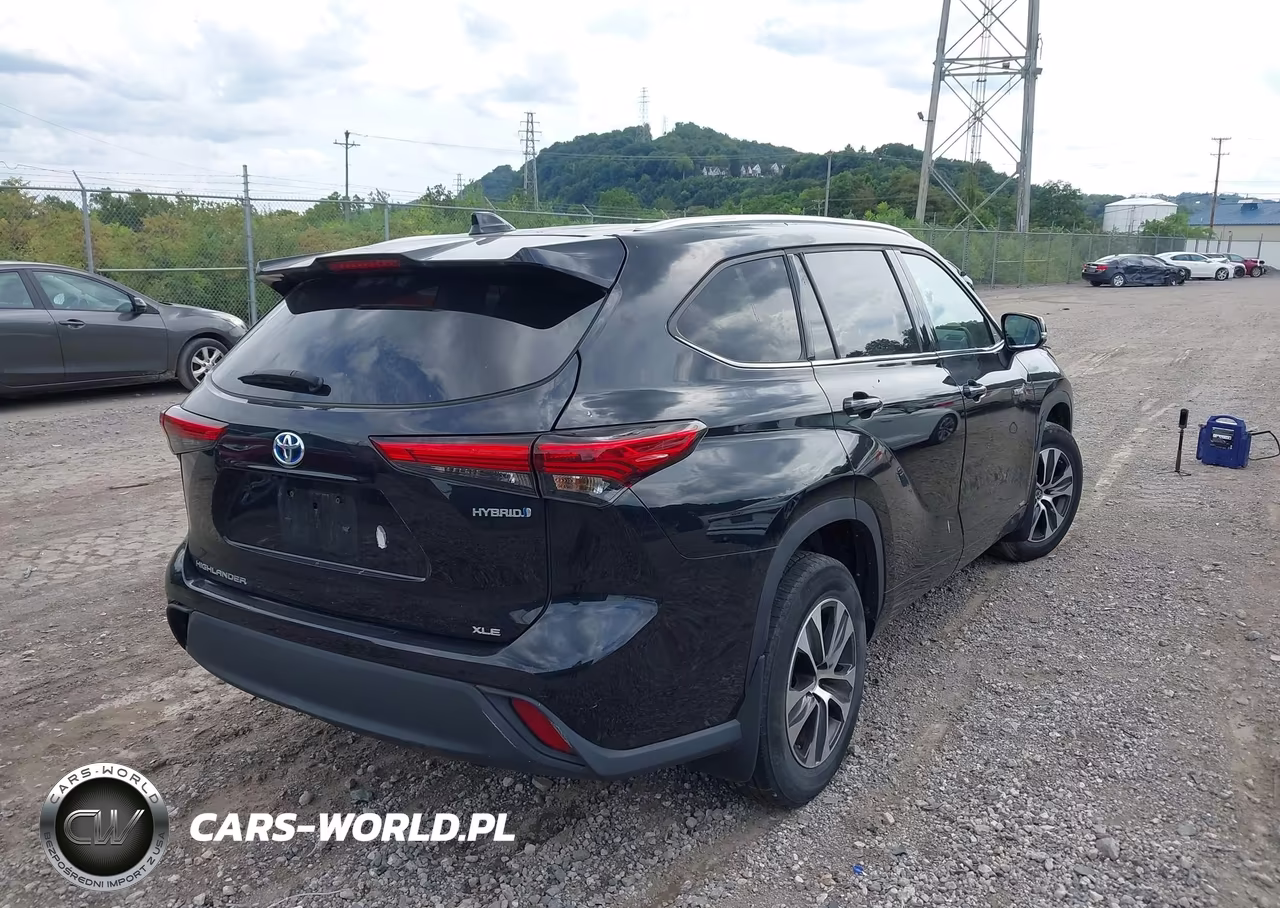 2021 Toyota Highlander Hybrid Xle VIN:5TDHBRCH7MS024060 - 4