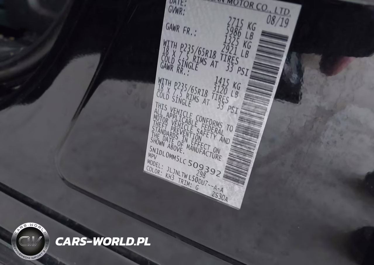 2020 Infiniti Qx60 Luxe Awd VIN:5N1DL0MM5LC509392 - 9
