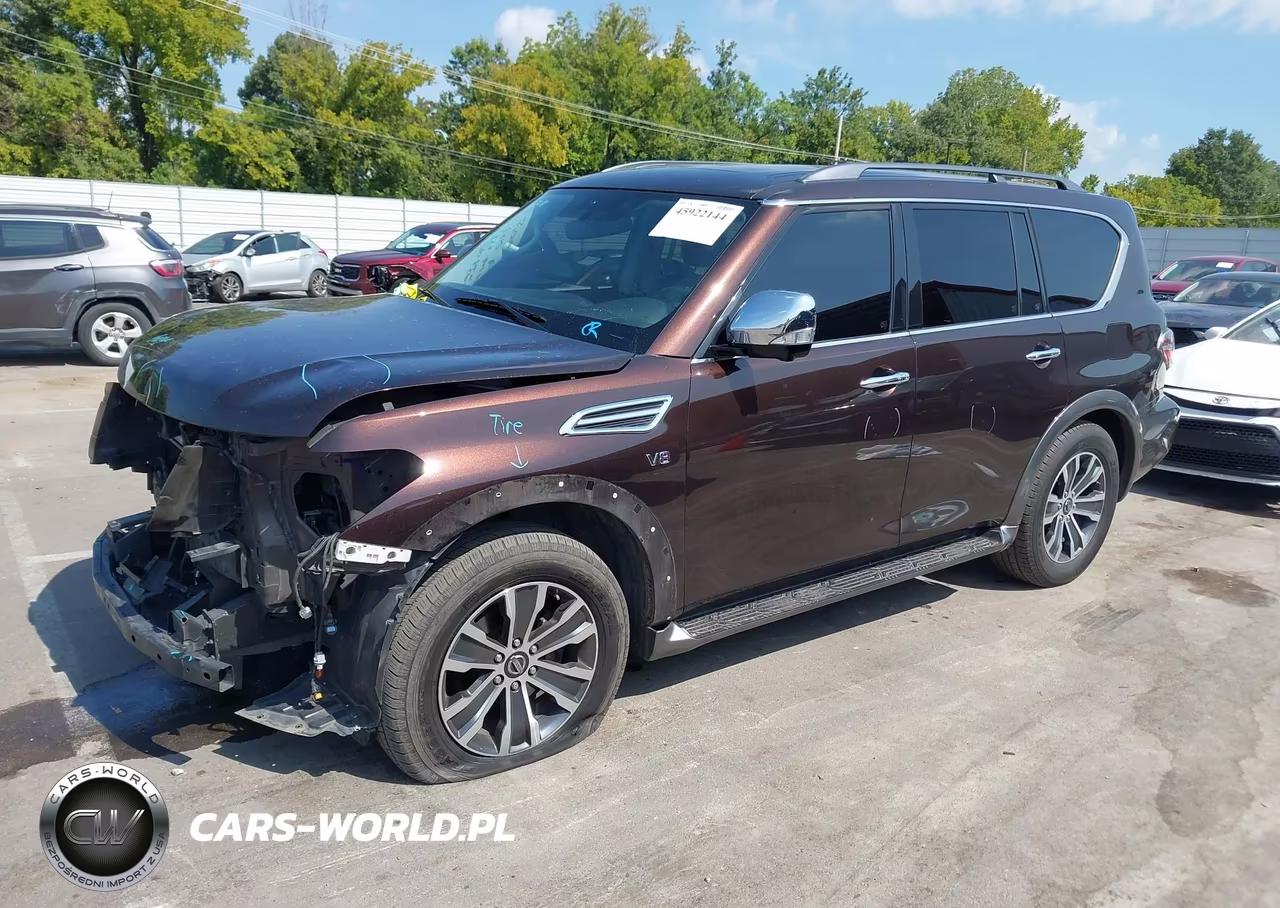 2020 Nissan Armada Sl 2Wd VIN:JN8AY2ND6L9110785 - 2