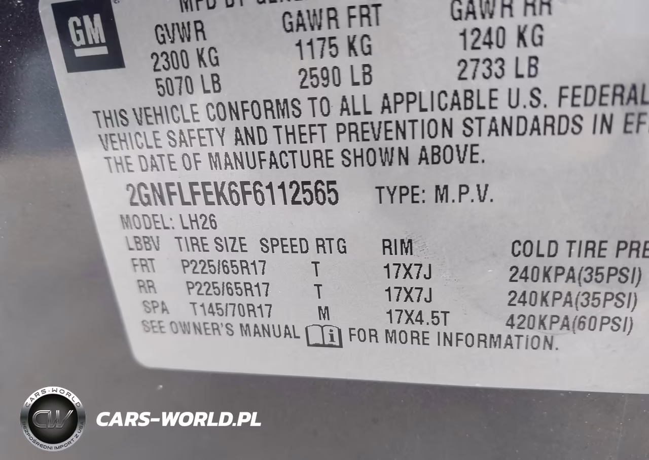 2015 Chevrolet Equinox Lt VIN:2GNFLFEK6F6112565 - 9