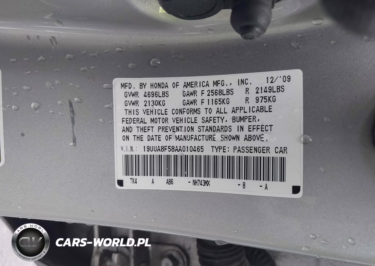 2010 Acura Tl 3.5 VIN:19UUA8F58AA010465 - 9