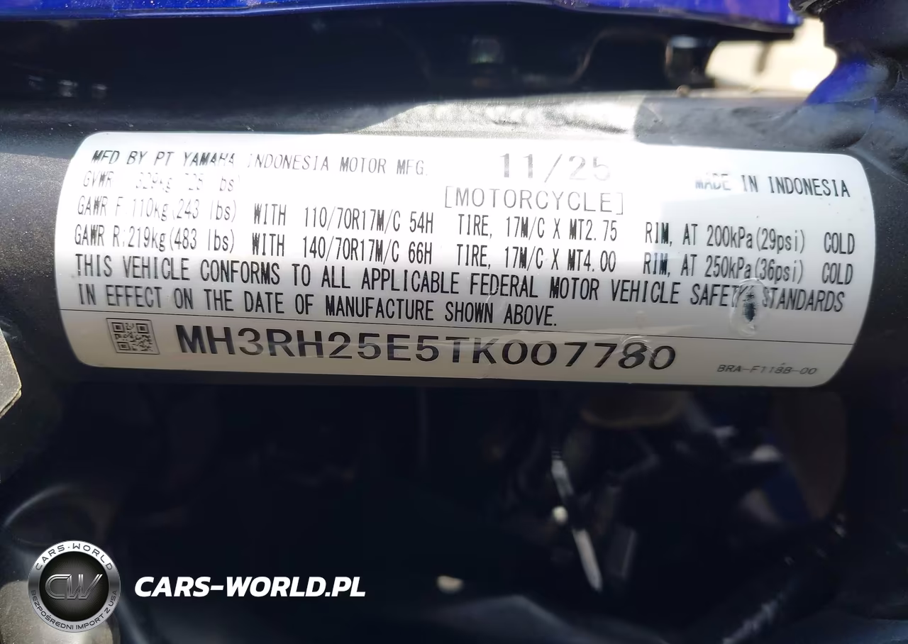 2026 Yamaha Yfz320 A VIN:MH3RH25E5TK007780 - 10