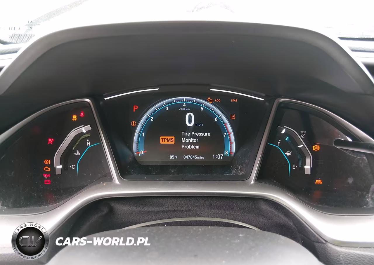2020 Honda Civic Ex VIN:19XFC1F37LE205917 - 7