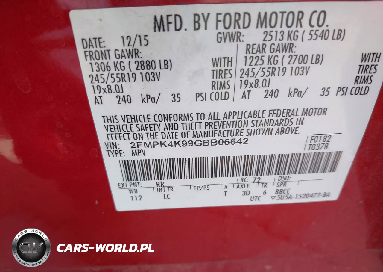 2016 Ford Edge Titanium VIN:2FMPK4K99GBB06642 - 9