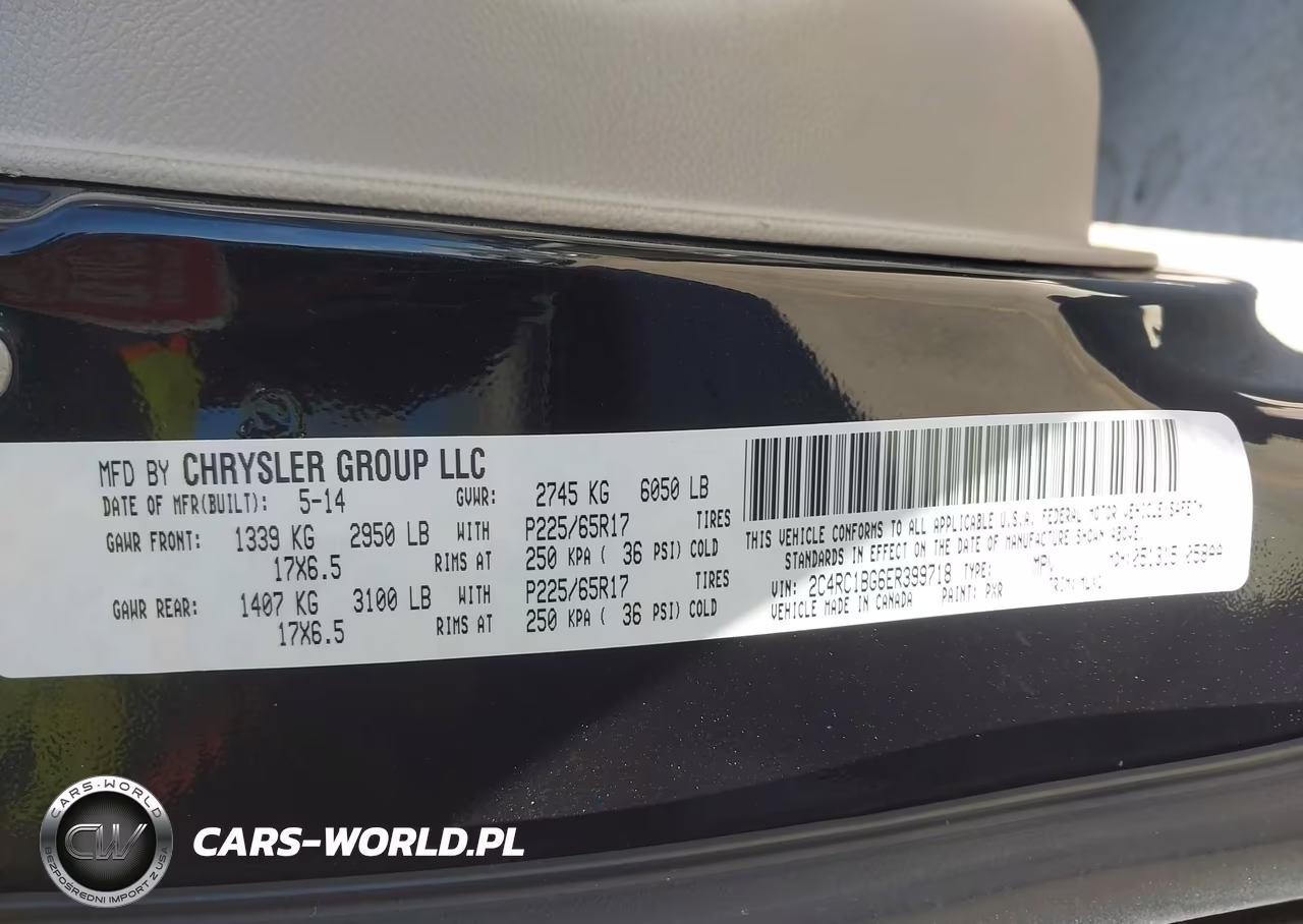 2014 Chrysler Town & Country Touring VIN:2C4RC1BG6ER399718 - 9