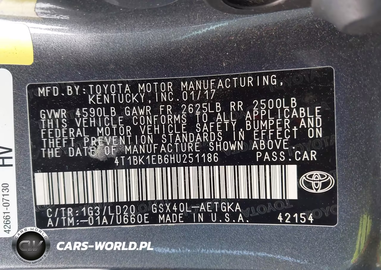 2017 Toyota Avalon Xle VIN:4T1BK1EB6HU251186 - 9