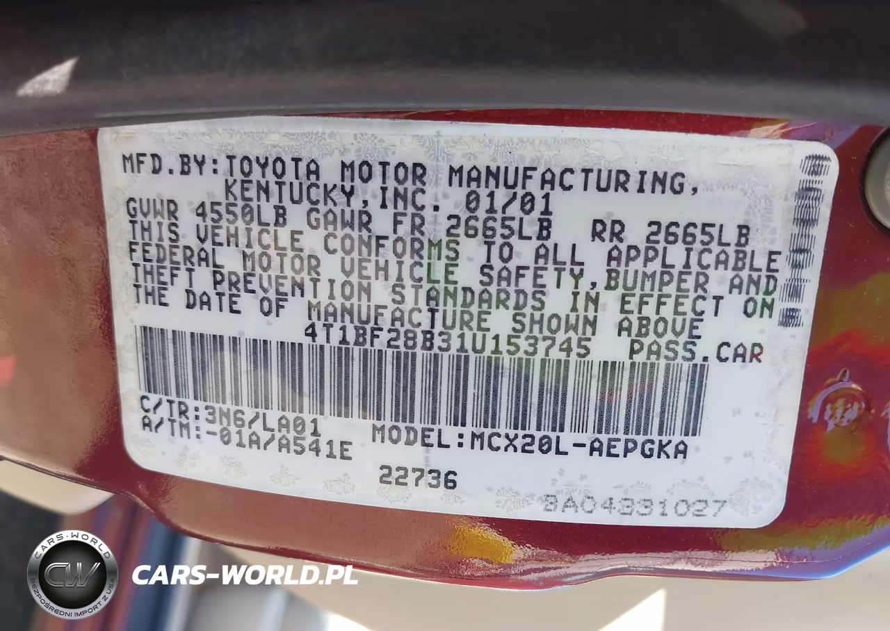 2001 Toyota Avalon Xls VIN:4T1BF28B31U153745 - 9