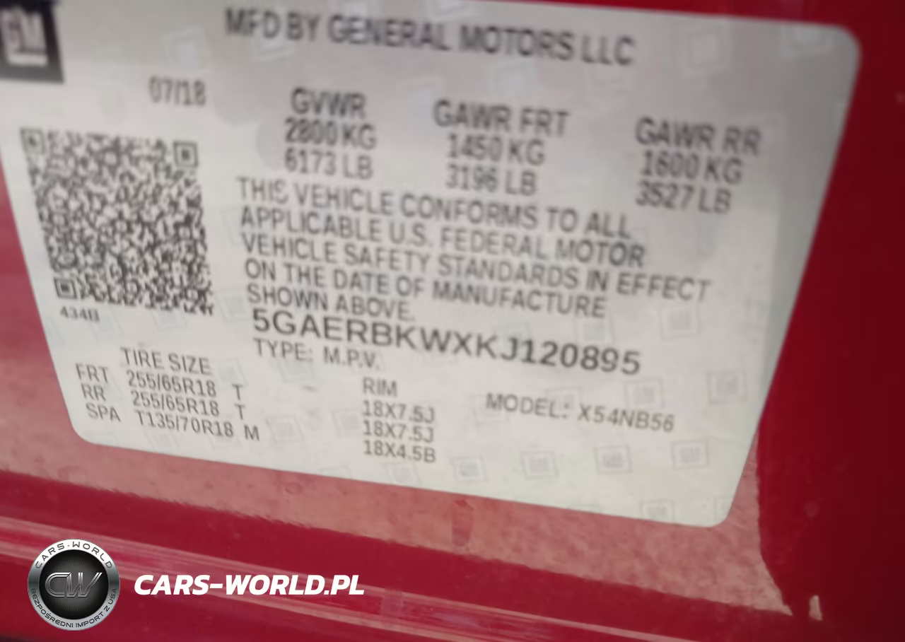 2019 Buick Enclave Fwd Essence VIN:5GAERBKWXKJ120895 - 9
