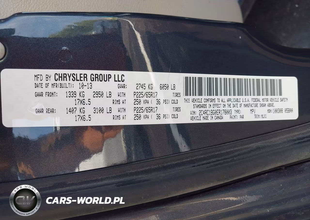 2014 Chrysler Town & Country Touring VIN:2C4RC1BG0ER178003 - 9