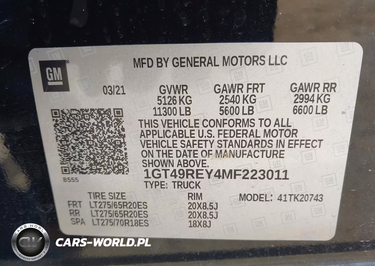2021 GMC Sierra 2500Hd 4Wd Standard Bed Denali VIN:1GT49REY4MF223011 - 8