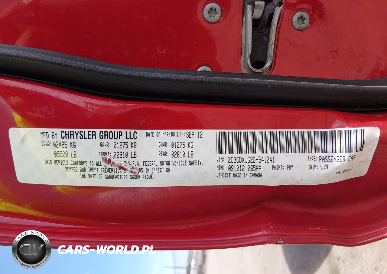 2013 Dodge Charger Sxt VIN:2C3CDXJG2DH541241 - 9