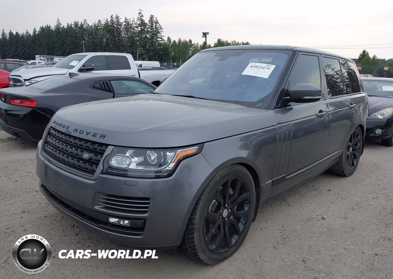 2016 Land Rover Range Rover 3.0L V6 Supercharged Hse VIN:SALGS2VF8GA245398 - 2