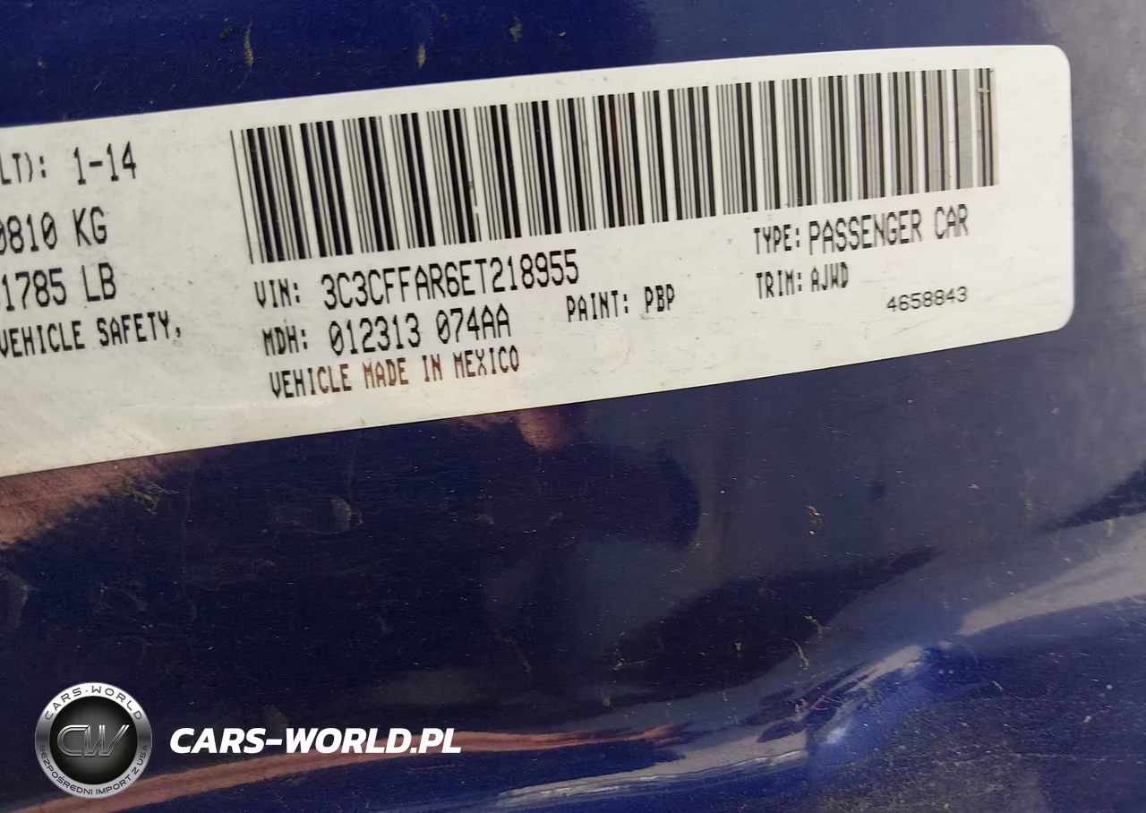 2014 Fiat 500 Pop VIN:3C3CFFAR6ET218955 - 9