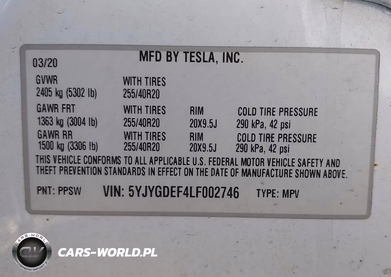 2020 Tesla Model Y Long Range Dual Motor All-Wheel Drive-Performance Dual Motor All-Wheel Drive VIN:5YJYGDEF4LF002746 - 9