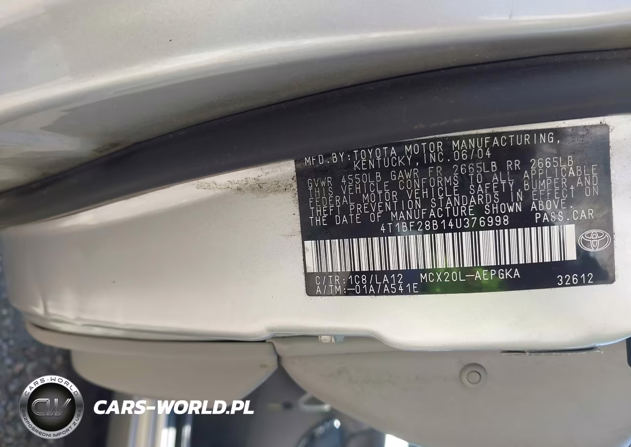 2004 Toyota Avalon Xls VIN:4T1BF28B14U376998 - 9