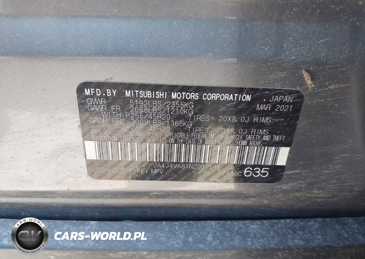 2022 Mitsubishi Outlander Sel 2.5 S-Awc-Sel Launch Edition S-Awc-Sel Special Edition S-Awc VIN:JA4J4VA81NZ007546 - 9